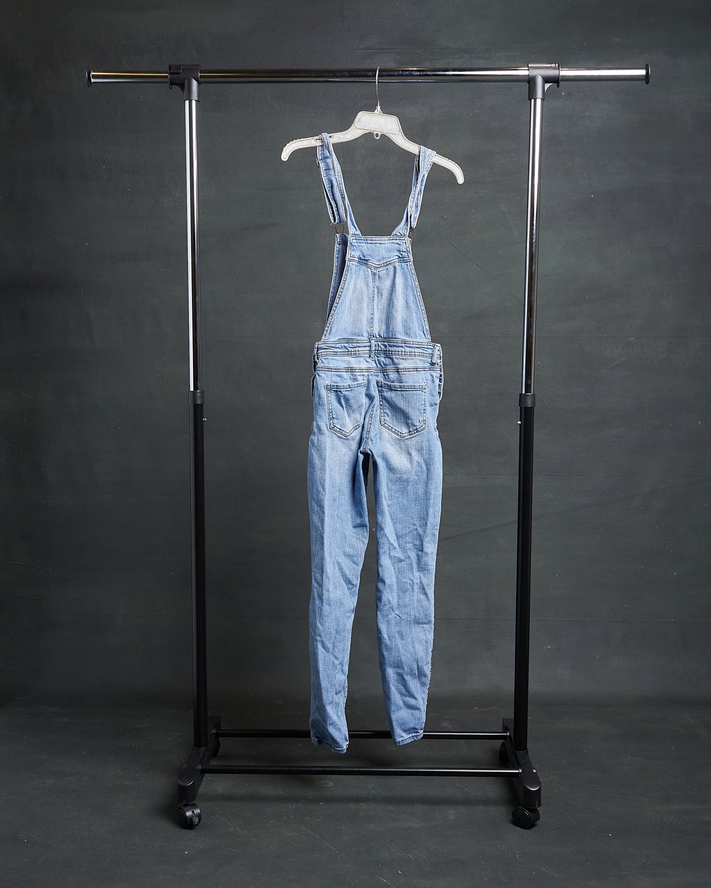 Denim Overalls with Wildflowers & Daisies